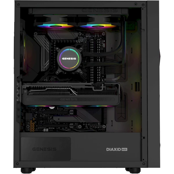Genesis Hydria 240 ARGB čierny - Chladiče - Obrázok PBGE000K01