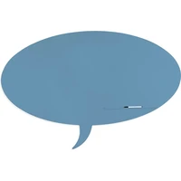 Rocada Skin Shape Talk 6441-5024 magnetická tabuľa pastelová modrá RAL 5024 - Magnetické tabule