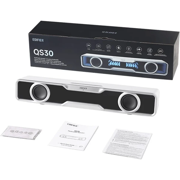 Edifier QS30 soundbar biely - Reproduktory - Obrázok PBLF000K01