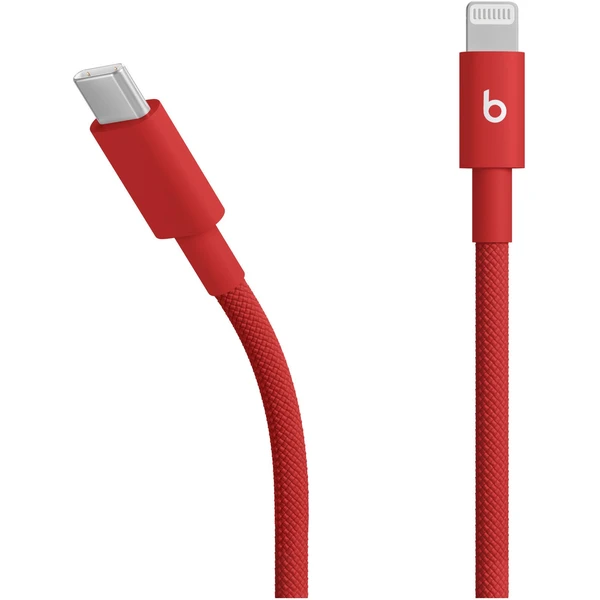 Apple Beats USB-C/Lightning napájací kábel 1,5m jasne červený - Káble a redukcie - Obrázok PBRF000N01