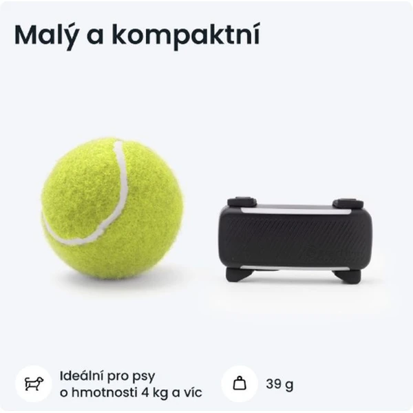 Tractive GPS DOG 6 lokátor polohy a aktivity pre psov čierny - GPS Moduly  - Obrázok PBTD000L01