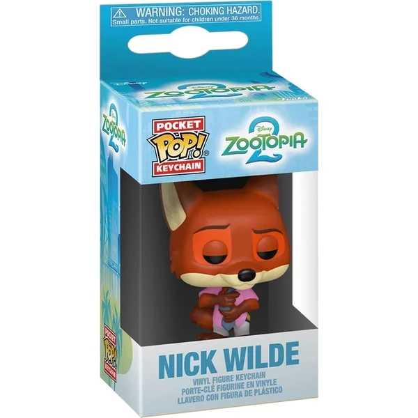Funko POP Keychain: Zootopia 2 - Nick Wilde - Funko POP! - Obrázok PBYM000K01