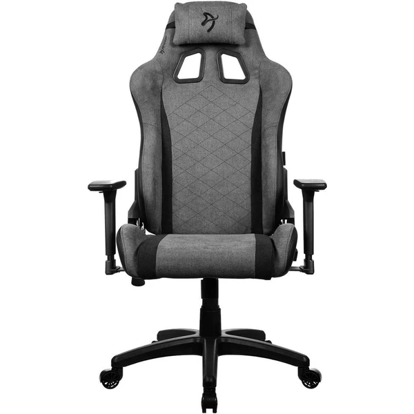 AROZZI AVANTI Soft Fabric herná stolička šedá - Stoličky - Hlavný obrázok