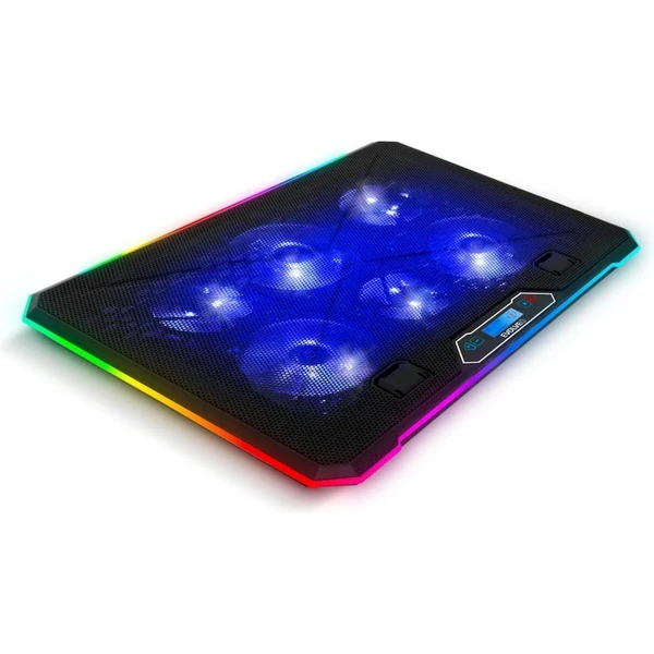 EVOLVEO Ania 9 RGB nastaviteľný podstavec pre notebook - Chladiace podložky - Obrázok PCBJ000K01