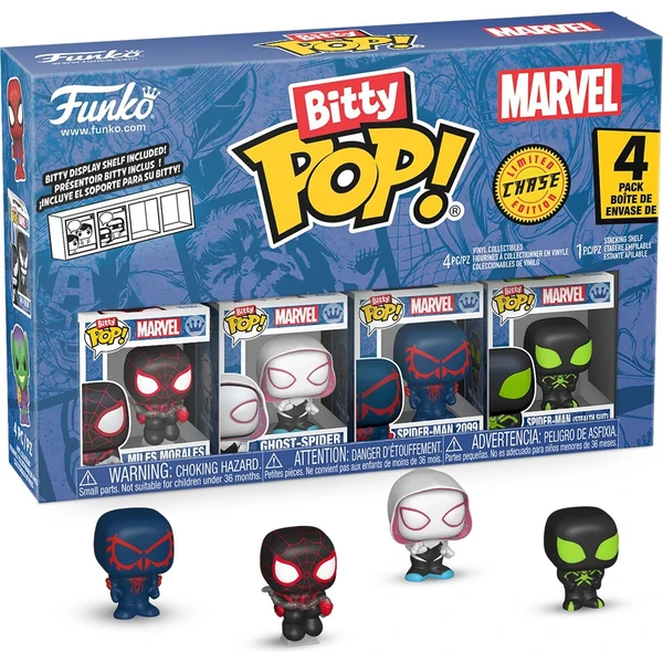 Funko Bitty POP! Marvel: Spider-Man - Miles Morales 4 pack (Šanca na chase) - Funko POP! - Hlavný obrázok
