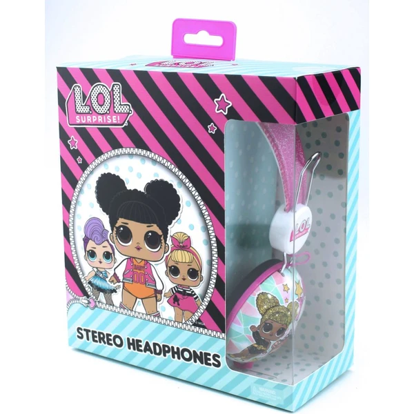 OTL detské náhlavné slúchadlá s motívom L.O.L. Suprise Glitter Glam - Slúchadlá - Obrázok PD0Z600301