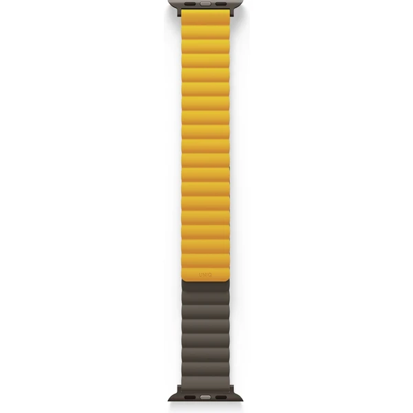 UNIQ Revix obojstranný remienok pre Apple Watch 49/46/45/44/42mm Mustard (Horčicový/Khaki) - Remienky - Obrázok PD3WF00101