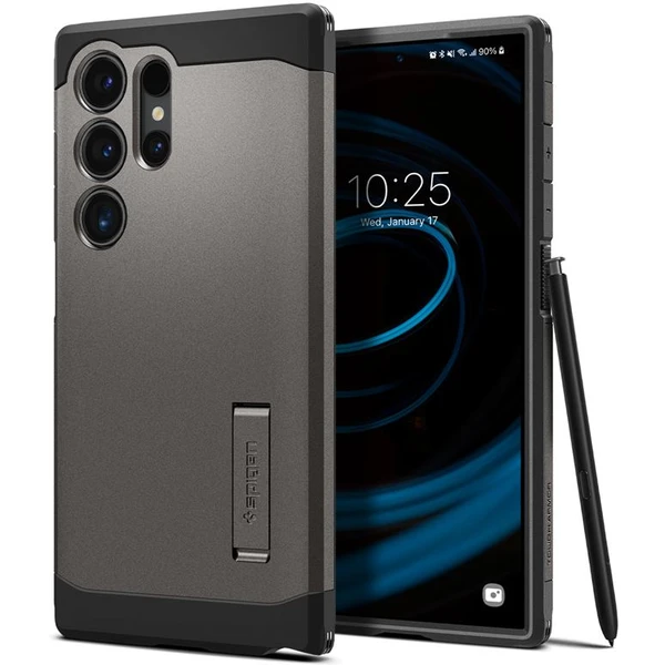 Spigen Tough Armor Samsung Galaxy S24 Ultra sivý - Puzdra - Hlavný obrázok
