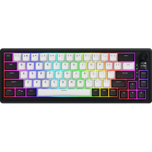 E-shop HATOR Skyfall 65 MAG ULTIMA 8K bezdrôtová herná klávesnica (US) čiernobiela