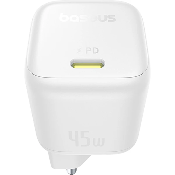 Rýchlonabíjačka do siete Baseus PicoGo GaN 45W USB-C PD biela - Nabíjačky - Obrázok PDGE000L01