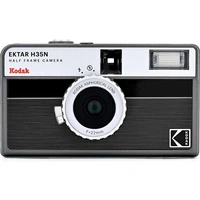 Kodak EKTAR H35N Striped Analógový fotoaparát čierny - Fotoaparáty