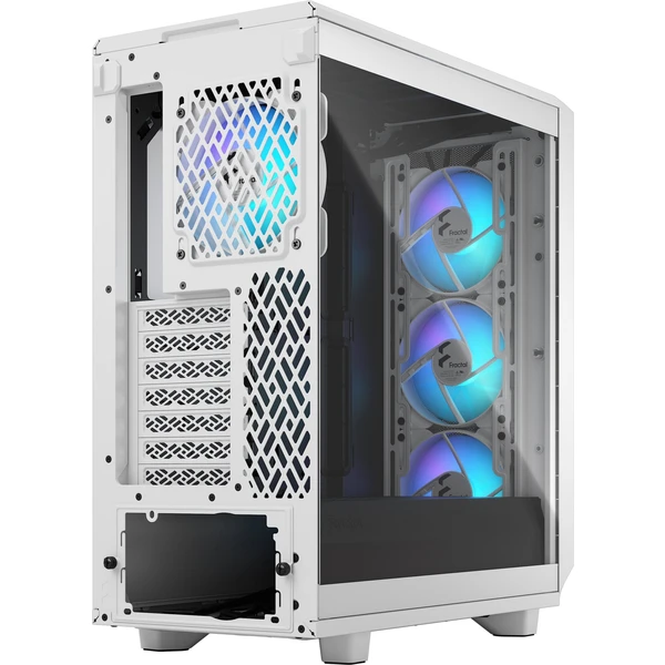 Fractal Design Meshify 2 Compact RGB TG skriňa biela - Počítačové skrine - Obrázok PF84000601