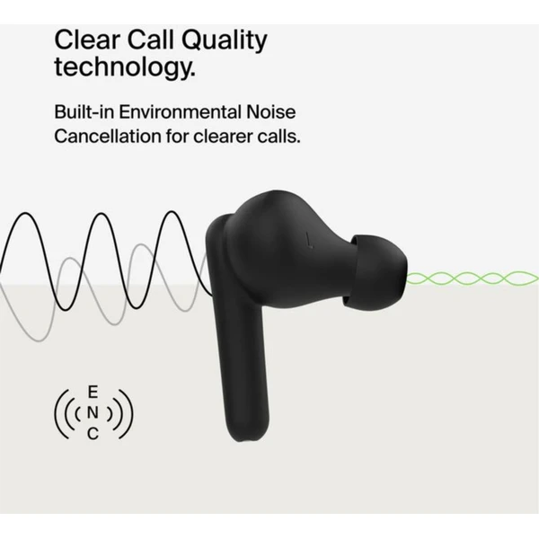Belkin SOUNDFORM™ Rhythm bezdrôtové slúchadlá čierna - Slúchadlá - Obrázok PFCF000O01