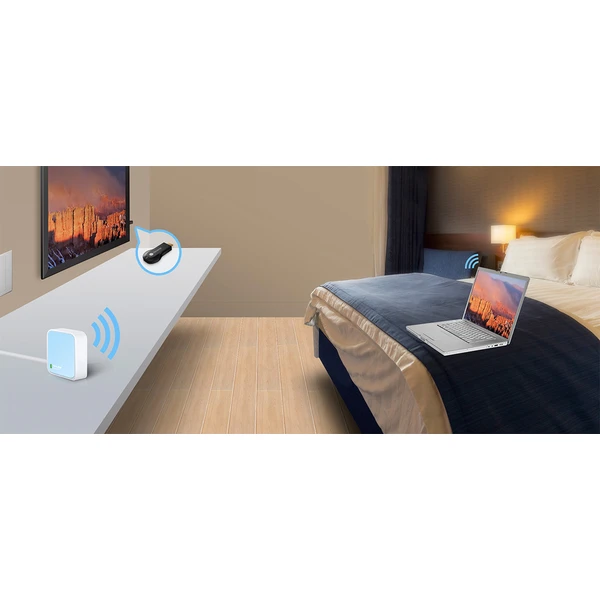 TP-Link TL-WR802N Wi-Fi 4 router modro/biely - Wi-Fi routery - Obrázok PFKN600301