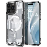 Spigen Ultra Hybrid MagFit kryt iPhone 15 Pro zero one biely - Puzdra