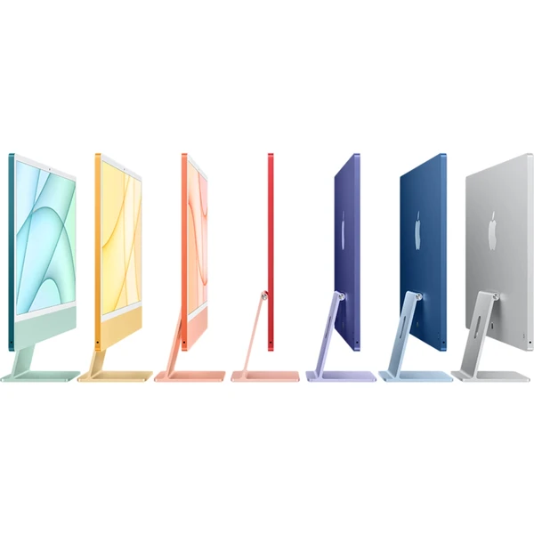 Apple iMac 24" (2021) / 8GPU / 256GB strieborný (Ďalšia) - All-in-one - Obrázok PGQT000501