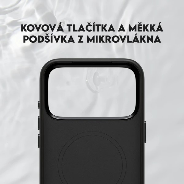 PanzerGlass® CARE Flow kryt s MagSafe Apple iPhone 17 Pro Max čierny - Puzdra - Obrázok PHDH000K01