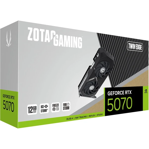 ZOTAC NVIDIA GeForce RTX 5070 Twin Edge - Grafické karty - Obrázok PHLI000K01
