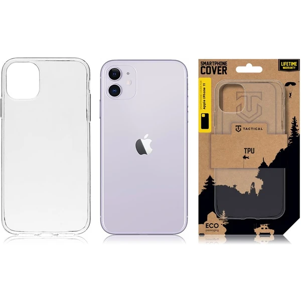 Tactical TPU kryt Apple iPhone 11 číry - Puzdra - Obrázok PHX3000601