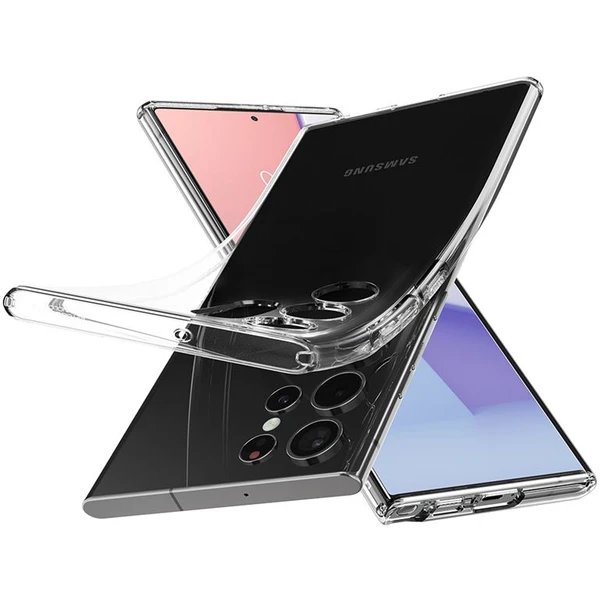 Spigen Liquid Crystal kryt Samsung Galaxy S22 Ultra číry - Puzdra - Obrázok PIGY600301