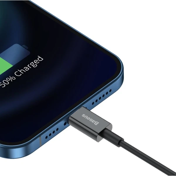 Baseus Superior USB-A/Lightning napájací kábel 1m čierny - Káble a redukcie - Obrázok PIPIF00101