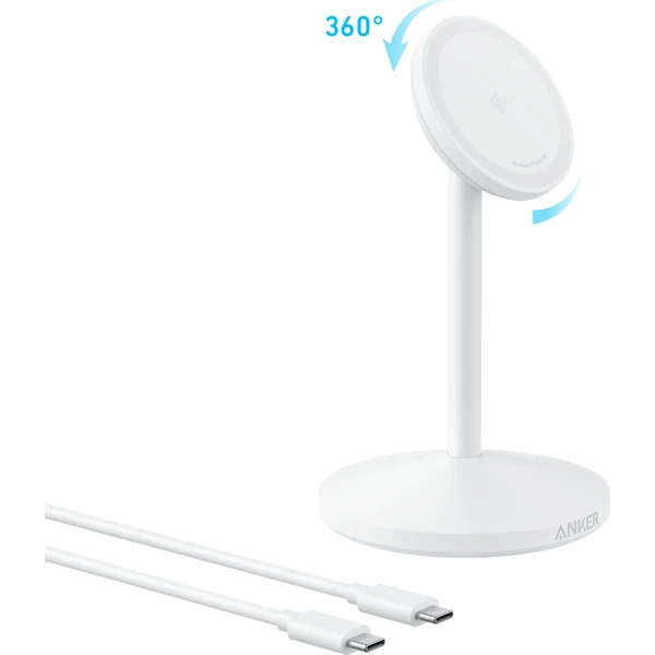 Anker MagGo A25X1 MagSafe nabíjačka (15W) biela - Nabíjačky - Obrázok PJ9R000K01
