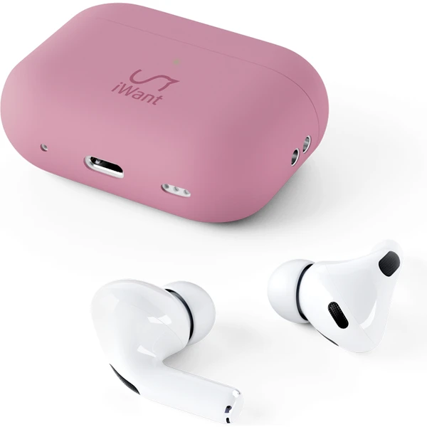 iWant Silicone ochranné puzdro AirPods Pro 2 ružové - Puzdra - Obrázok PJE9700301
