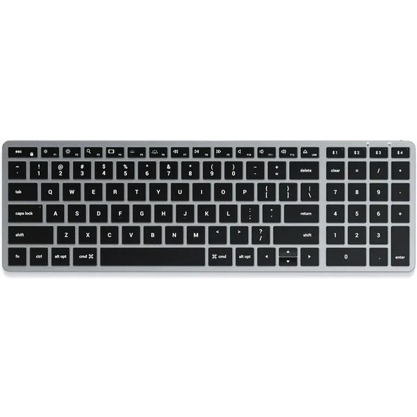 Satechi SLIM X2 Slim bezdrôtová klávesnica US vesmírne šedá - Klávesnice - Hlavný obrázok