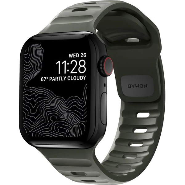 Nomad Sport Strap M/L remienok pre Apple Watch Ultra 49/45/44/42 mm Ash Green - Remienky - Hlavný obrázok