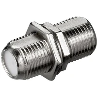 PremiumCord Koaxiálny F/Koaxiálny F adaptér strieborný - Káble a redukcie