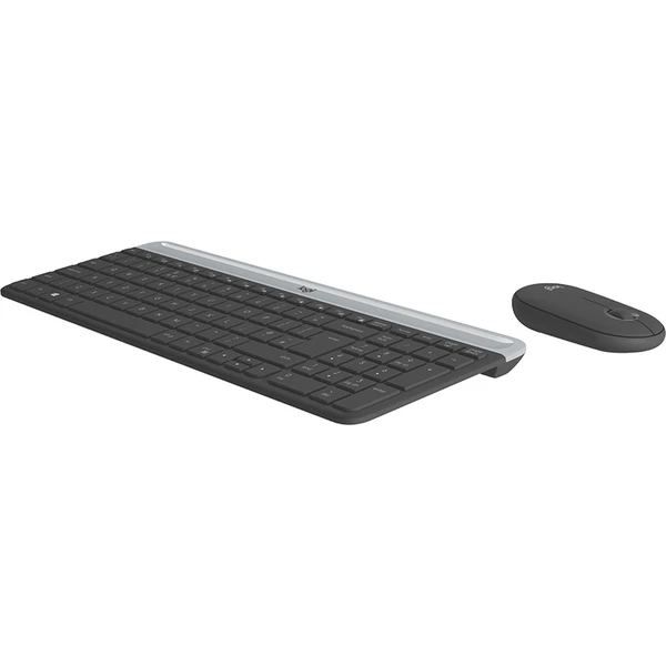 Logitech Slim Wireless Combo MK470 myš + klávesnica grafitová SK - Puzdra s klávesnicou - Obrázok PLAQ100301