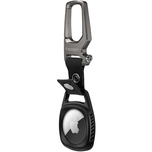 Spigen Rugged Armor Apple AirTag čierne - Puzdra - Obrázok PLPGF00101