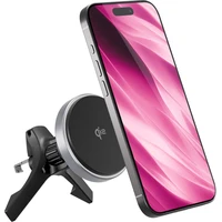 iWant UltraDrive Qi2 Alu Mag+ MagSafe držiak do auta s nabíjaním (15W) čierny - Držiaky