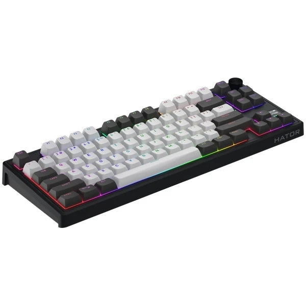 HATOR Skyfall 80 PRO wireless herná klávesnica šedo-čierna - Klávesnice - Obrázok PM7K000K01