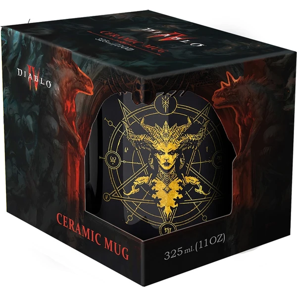 Keramický hrnček Diablo IV - Lilith Gold Edition 330 ml (darčekové balenie) - Hrnčeky - Obrázok PMGG000K01