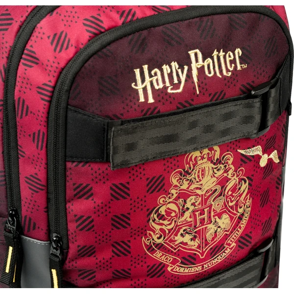 Školský batoh BAAGL Skate Harry Potter Bradavice vínový - Batohy - Obrázok PMSG000K01