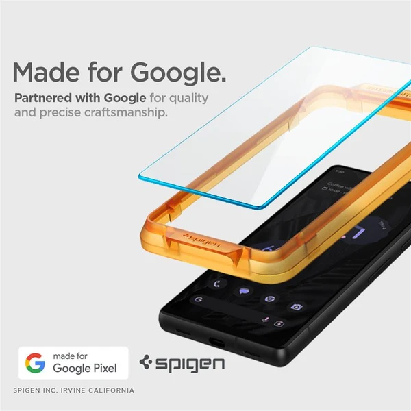Spigen Glass AlignMaster 2 Pack tvrdené sklo pre Google Pixel 7a číre - Ochranné fólie a sklo - Obrázok PMV1000701