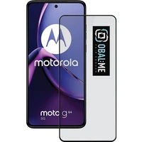 OBAL:ME 5D Tvrdené Sklo pre Motorola G84 čierne - Ochranné fólie a sklo