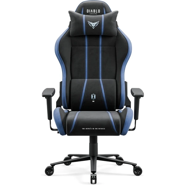 Diablo X-One 2.0 Normal Size herná stolička látková nočne modrá - Stoličky - Hlavný obrázok