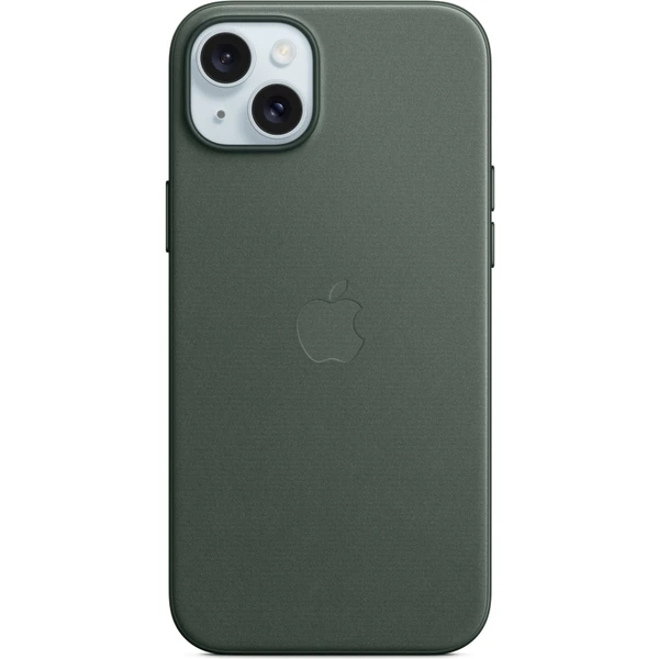 Kryt z tkaniny FineWoven s MagSafe na iPhone 15 Plus listovo zelený - Puzdra - Hlavný obrázok