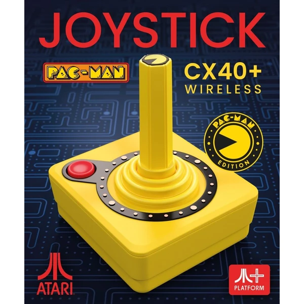 ATARI 2600+ CX40+ bezdrôtový Joystick Pac-Man Edition - Joysticky - Obrázok PNOJ000K01
