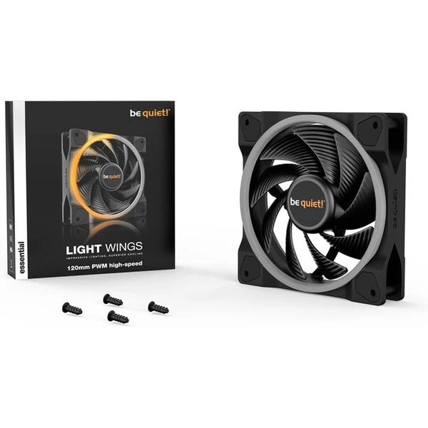 Be quiet! LIGHT WINGS high-speed 120mm - Ventilátory pre PC - Obrázok PNUG300401
