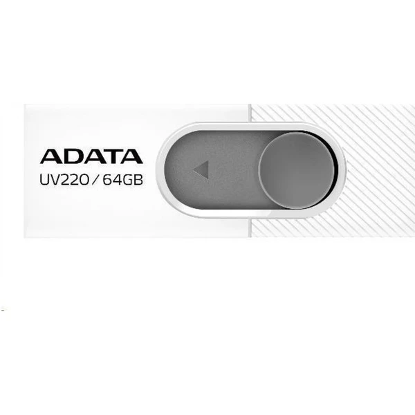 ADATA Flash Disk 64GB UV220 biela - Flashdisky - Obrázok POJVF00101