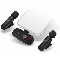 CONNECT IT Lavalier bezdrôtový mikrofón s USB-C (set) čierny - Mikrofóny