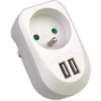 PremiumCord USB nabíjací adaptér 230V 2xUSB 5V maximálny prúd 3,4A - Zásuvky