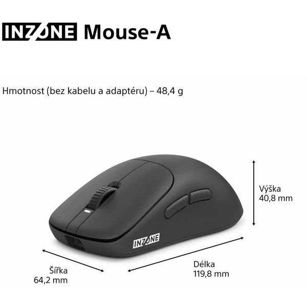Sony INZONE Mouse-A herná myš - Myši - Obrázok PPBH000K01