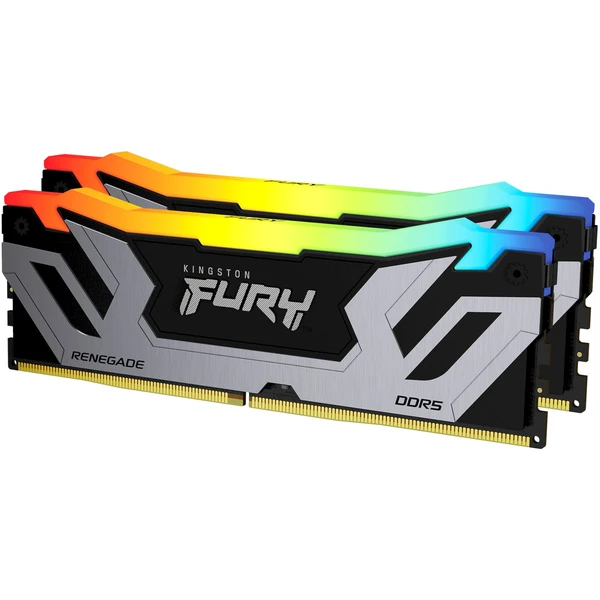 Kingston FURY Renegade Black RGB DDR5 32GB 7200MT/s CL38 DIMM (2x16GB) XMP - Operačné pamäte - Hlavný obrázok