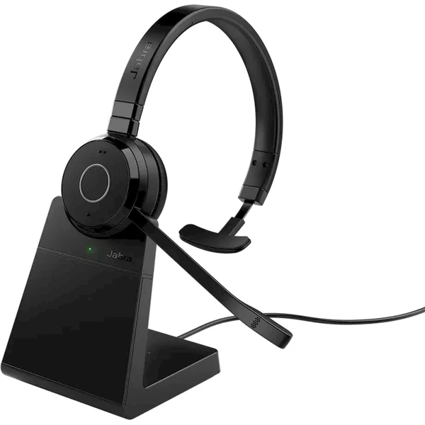 Jabra Evolve 65 TE Link390a MS Mono so stojanom - Slúchadlá - Hlavný obrázok