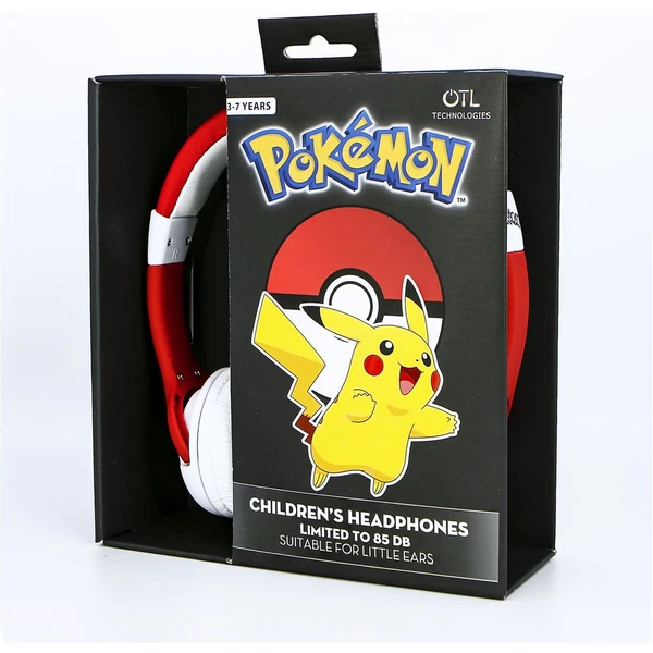 OTL detské náhlavné slúchadlá s motívom Pokémon červené - Slúchadlá - Obrázok PQHB300401