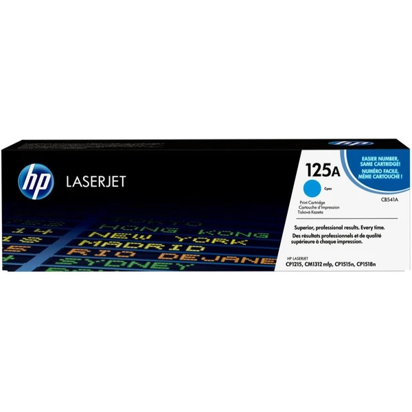 HP CB541A č. 125A Azúrová originálna - Tonery - Hlavný obrázok